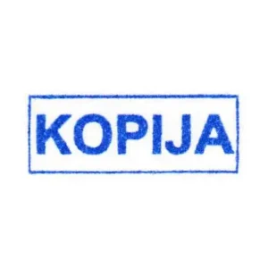 Colop Printer 10 zīmoga nospiedums, paraugs, darba zīmogam KOPIJA