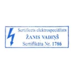 Colop Printer 20 zīmoga nospieduma paraugs taisnstūra rāmī