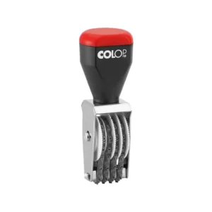 Numerators Colop 03004, ciparu augstums 3 mm, 4 joslas