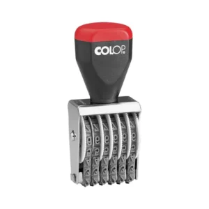 Numerators Colop 04006, ciparu augstums 4 mm, 6 joslas