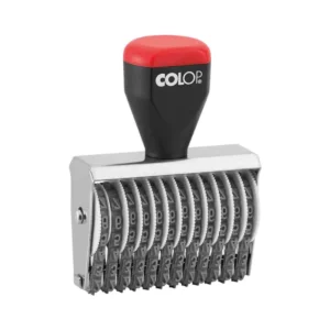Numerators Colop 04012, ciparu augstums 4 mm, 12 joslas
