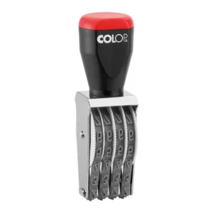 Numerators Colop 07004, ciparu augstums 7 mm, 4 joslas