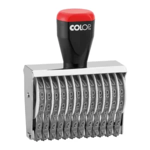 Numerators Colop 07012, ciparu augstums 7 mm, 12 joslas