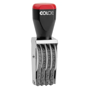 Numerators Colop 09004, ciparu augstums 9 mm, 4 joslas