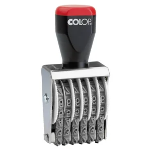 Numerators Colop 09006, ciparu augstums 9 mm, 6 joslas