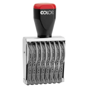 Numerators Colop 09008, ciparu augstums 9 mm, 8 joslas