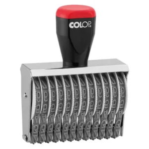Numerators Colop 09012, ciparu augstums 9 mm, 12 joslas