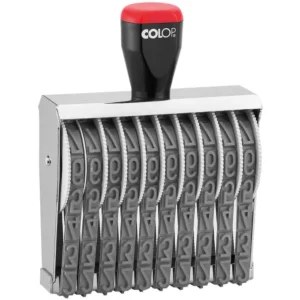 Numerators Colop 15010, ciparu augstums 15 mm, 10 joslas